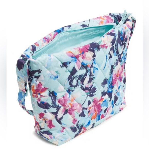 Vera Bradley Hobo Shoulder Bag “Floating Blossoms”. NWT - Picture 1 of 3